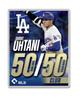 [Overseas Exclusive] Shohei Ohtani 50/50 Commemorative Pin Badge, Los Angeles Dodgers (50-50) [Parallel Import]