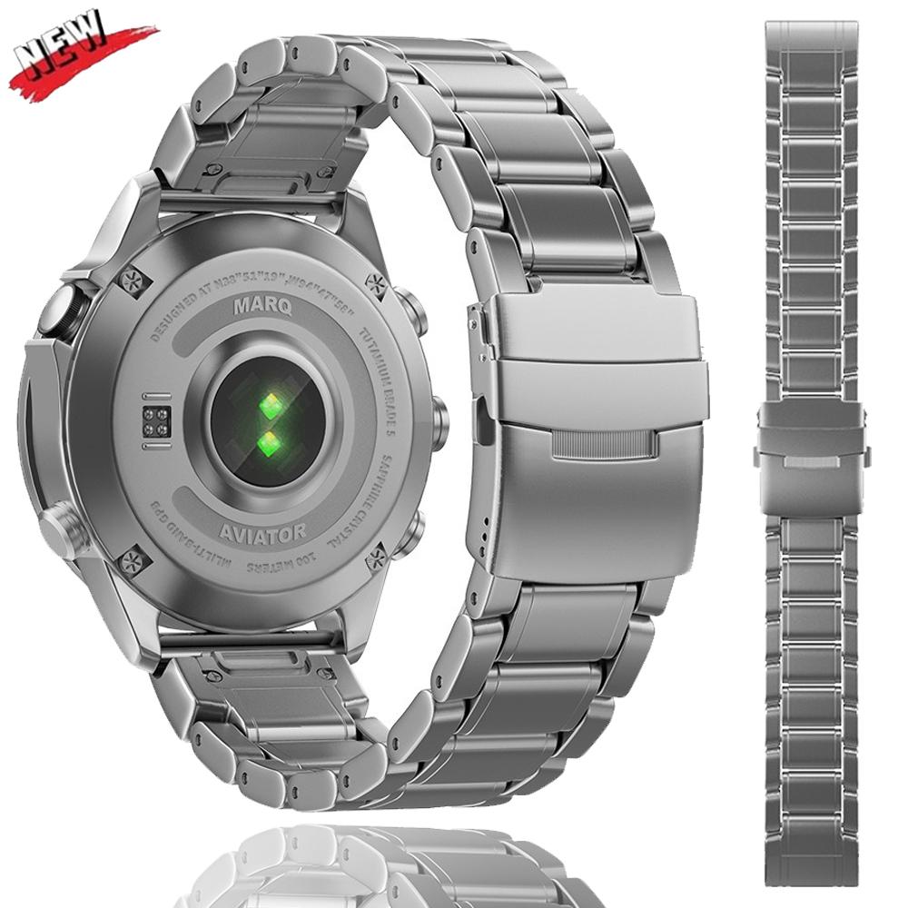 ONEQuickFit 26mm 22mm Strap for Garmin MARQ Aviator/Captain Titanium Wristband for Garmin Fenix 8 7 7X 5 Plus 6X Pro Enduro 2 StrapMN