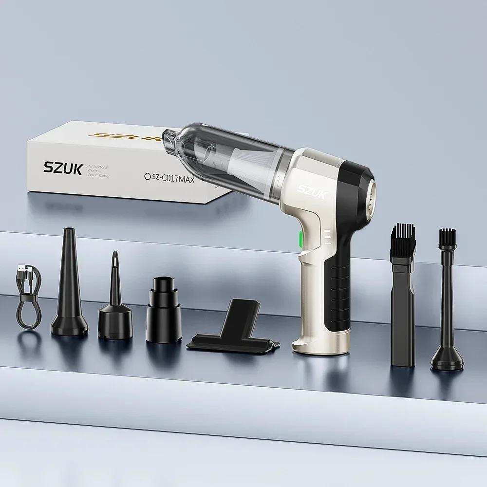 SZUK Car Vacuum Cleaner HandHeld Powerful Portable Cordless Vacuum Cleaner For Car Home Wireless Cleaner Robot Cleaning Machine
