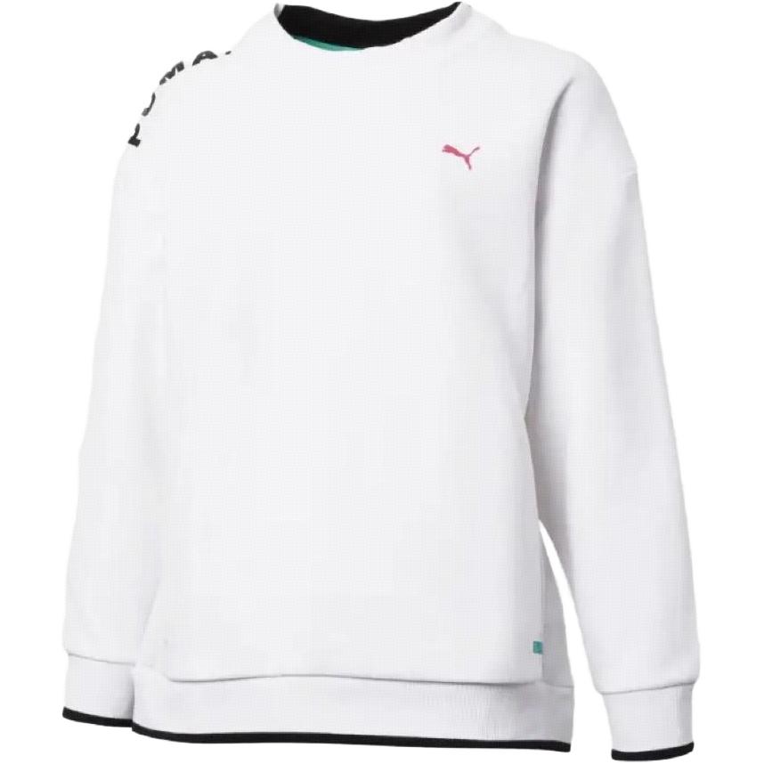 

New PUMA Sweatshirts Women s White 577667-02 L