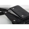 Genuine Leather Men's Crossbody Bag - Horiztal Square Design Shoulder Purse, Lightweight Fashiable Wallet for Casual Use