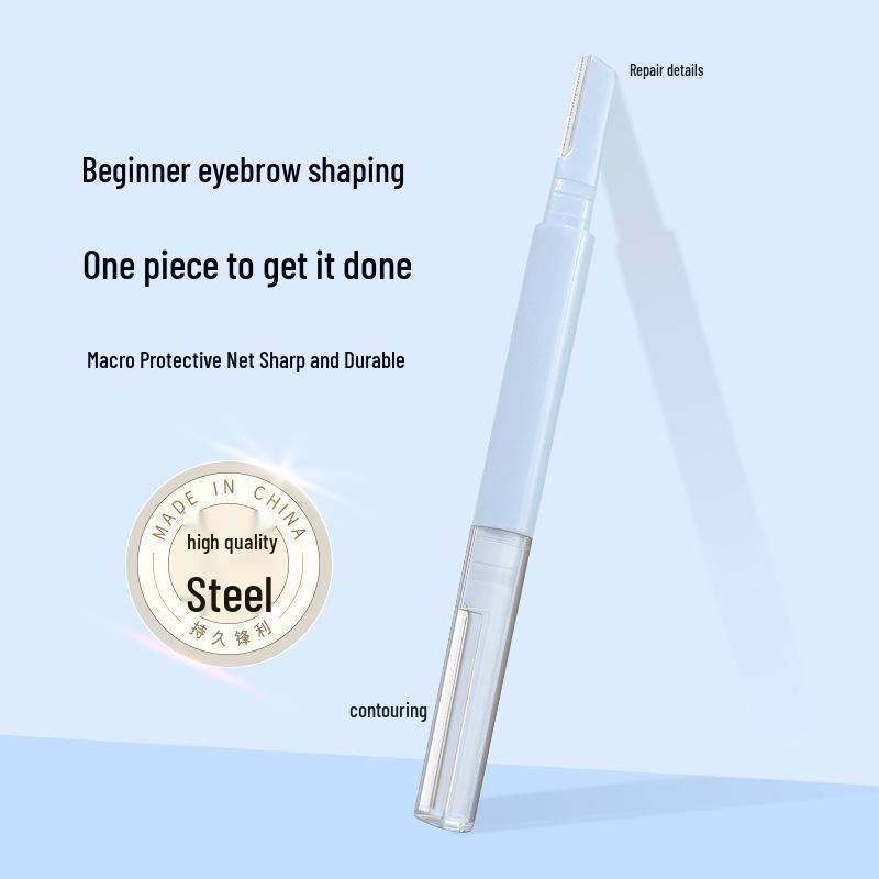Wu Fu Dual-Headed Eyebrow Trimmer: Anti-Scratch, Beginner-Friendly & Unisex