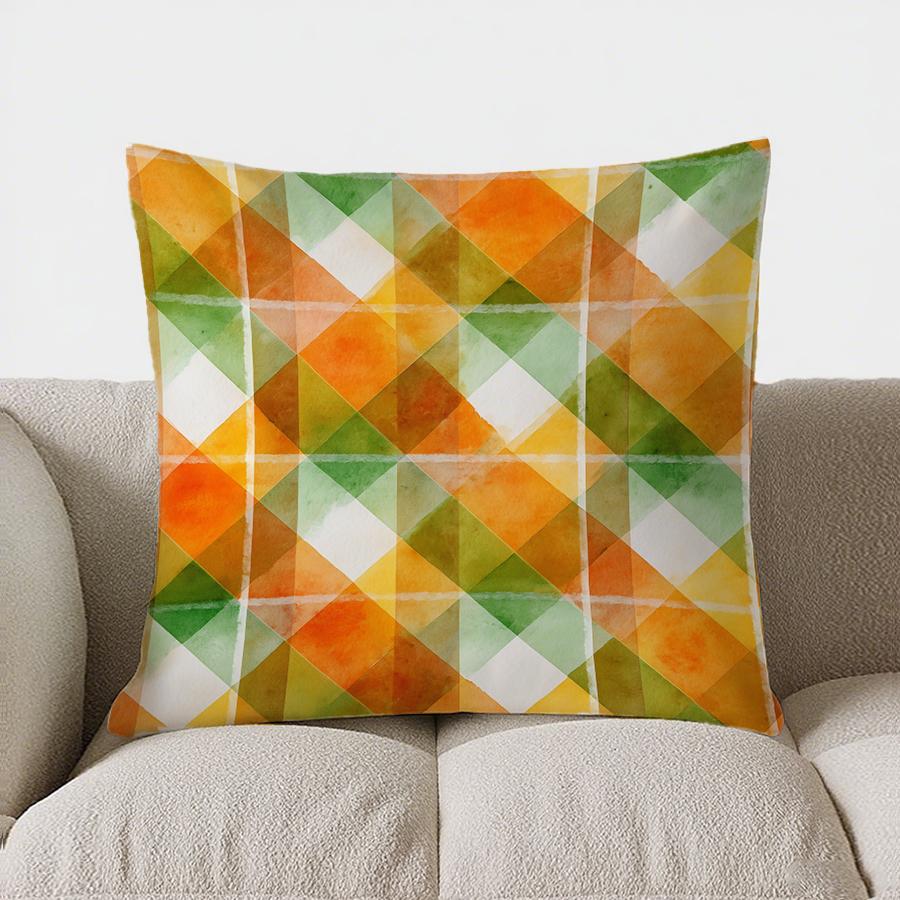 Home Decor Blue Gift Boxes Pattern Decorative Pillow Cover Pattern Cushion Cover Suitable For Sofa Bedroom Car Pillow Cover