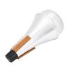 Aluminum Alloy &Cork Strip Practice Trumpet Mute Lightweight Musical Instrument Part Accessory