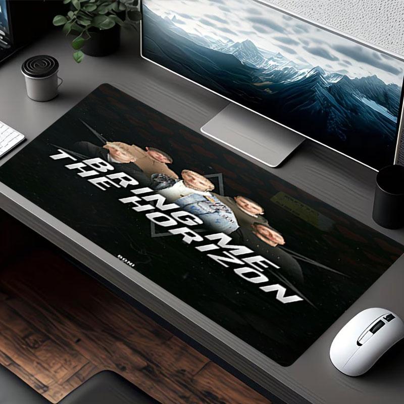 Bring Me the Horizon Print Mouse Pad, for Keyboard Pad Laptop PC Mat for Office Home Use, Desk Decor, Perfect Birthday Gift for Gamers