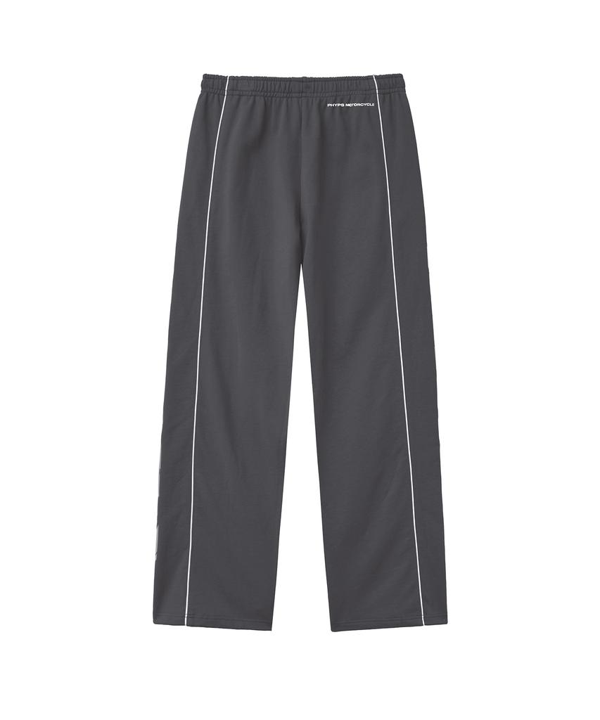 PHYPS MOTORCYCLE Racing Piping Sweatpants Charcoal