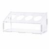 Acrylic Quail Feeding Station Compact Dispenser Sturdy