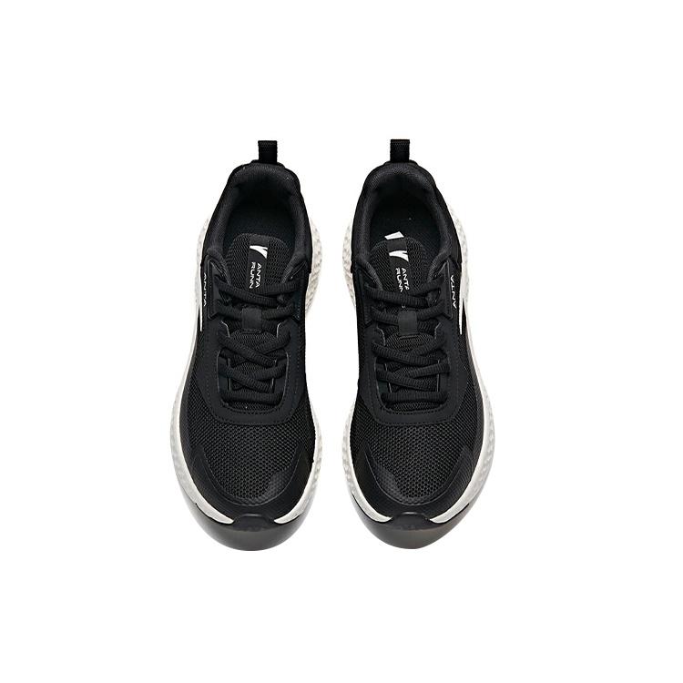 (WMNS) ANTA Running Series Sneakers 'Black Ivory White' Women's 122115536S-4