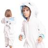 Kinderpyjama Kigurumi Onesie Kostüm Drache Ohnezahn Weiß 125-135