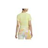Nike Dri-FIT One Luxe Solid Color Crew Neck Short Sleeve T-Shirt Women tops Bright-Green DD4922-331