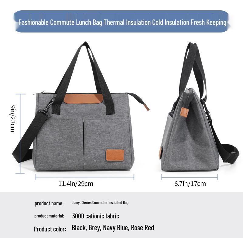 Triangle Large Capacity Insulated Travel Lunch Bag - Hot Selling Fashionable Fresh-Keeping Ice Pack Carrier