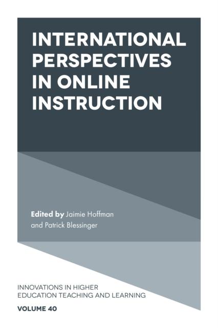 The International Perspectives In Online Instruction Book