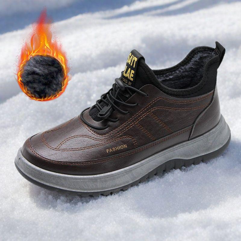 22 new casual shoes velvet cotton boots soft sole soft surface warm walking shoes solid color simple cotton shoes 45 коричневый 2490₽