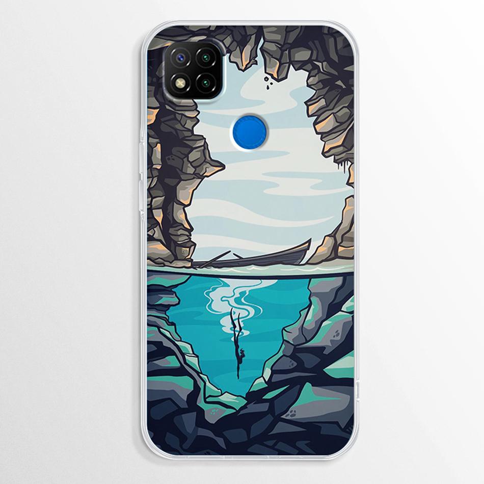 For Xiaomi Redmi 10A Case Fashion Marble Clear Silicon Soft TPU Cover Coque For Xiaomi Redmi 10A 10 A 6.53'' Phone Cases Fundas