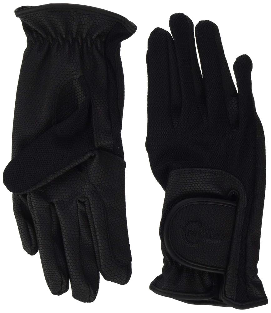 Covalliero Summer Riding Gloves Unisex Black 6/XS KE-GR-323840