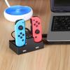 Estação de Carregamento Dock para Joy-Con LED Suporte de Carregamento Com Cabo Micro USB para Console Nintendo Switch