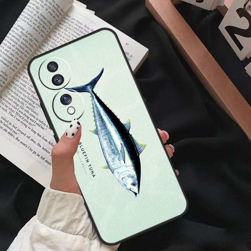 Bluefin Tuna For Honor Magic 8 Pro 6 5 7 Lite Case For Honor 200 400 50 70 90 X8b X9a X9b X9c X9d Win RT