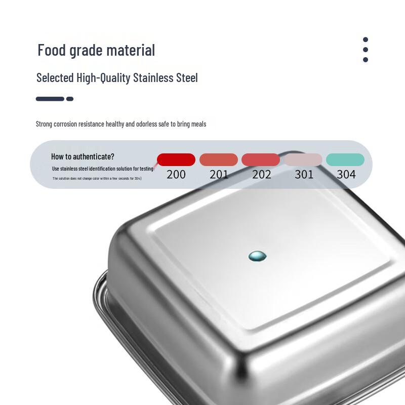 Jiwanggu 304 Stainless Steel Food Storage Containers