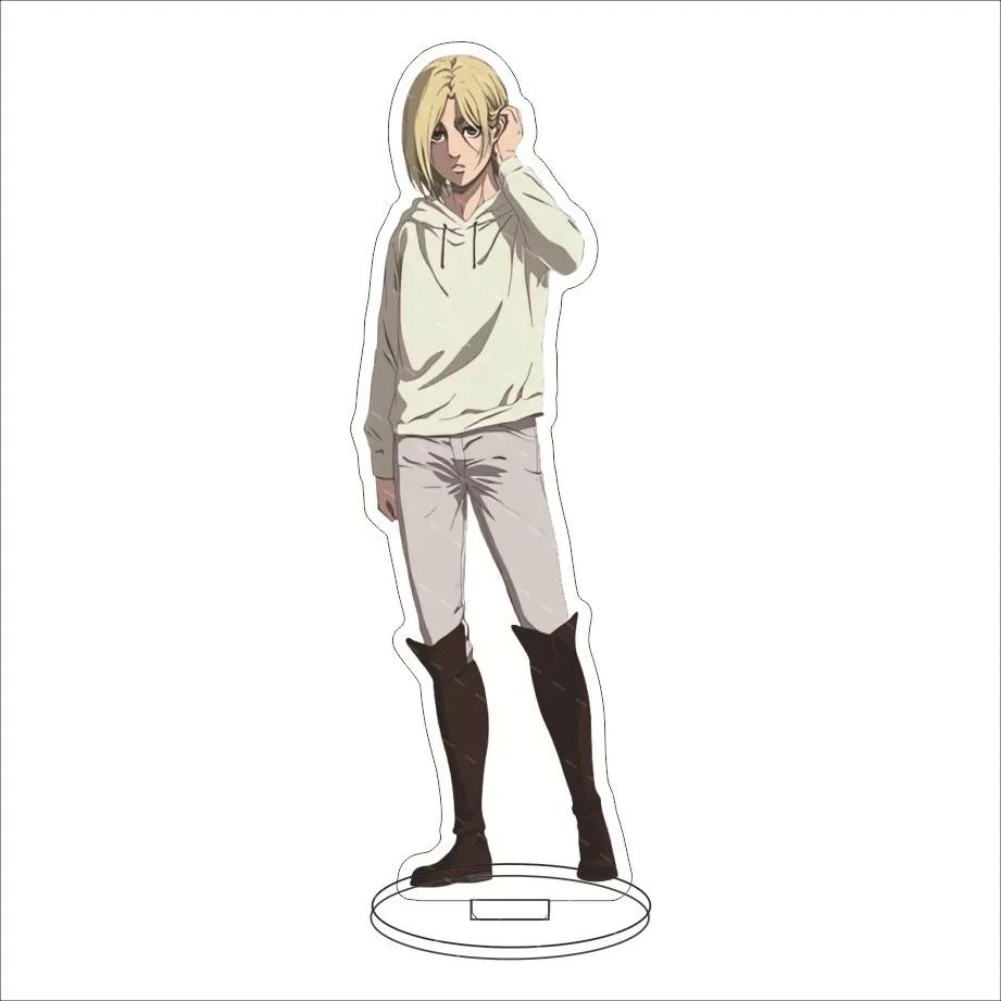 Anime Attack On Titan Acrylic Decorative Crafts Toy 15cm Mikasa ARMIN EREN Collectible Figures Desktop Home Decoration