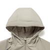 Li-Ning Men's Fitness Series Water-Repellent Hooded Padded Jacket Rock Brown AJMV157-5