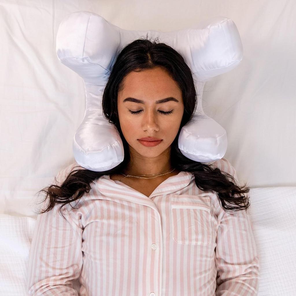 Flawless Face Pillow Satin Silk Sleeping Pillow Soft Flawless Face Pillow Anti Wrinkle Face Contour Rest Neck Relief Cushion Head Rest Home Textile