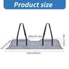 Portable Backseat Sleeping Pad Foldable Car Mattress with Side Mesh, Storage Bag for Beach, Fishing Camping Long Drives