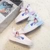 Girls' Winter Skate Shoes 2025 - Waterproof Leather, Elsa Princess Style, Low-Top Casual Children's Footwear
