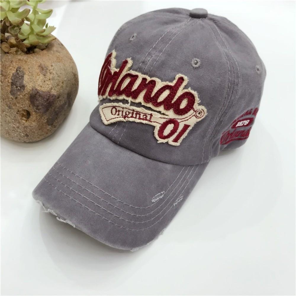 Cotton Baseball Cap Distressed Finish Washed Cotton Cap Retro Dad Hat  for Men Women