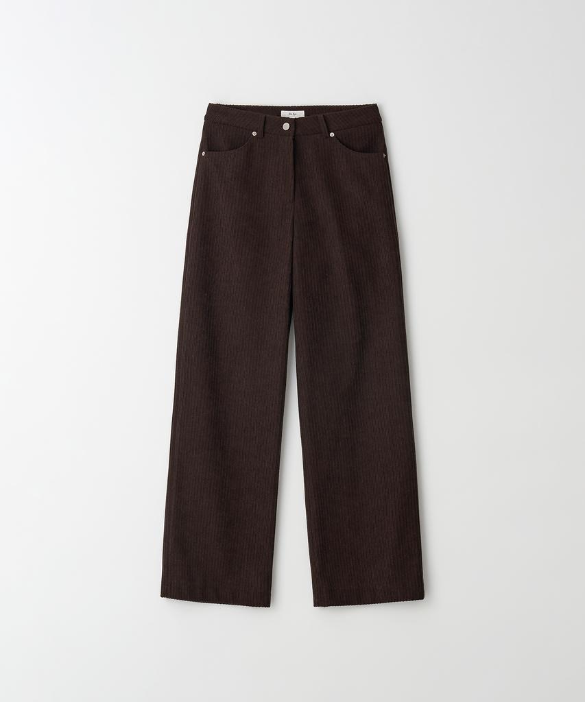 THERYE Corduroy Wide Pants(Brown)