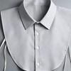 Unisex Detachable Cotton Collar for Formal or Casual Wear - Versatile for Professional Work (Autumn, Winter, Spring)