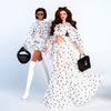 Doll Supermodel Toy Clothes Fashion Trendy White Polka Dot Fantasy Series Princess Dress For 30Cm 1/6 Bjd Fr Doll Dress Up Skirt