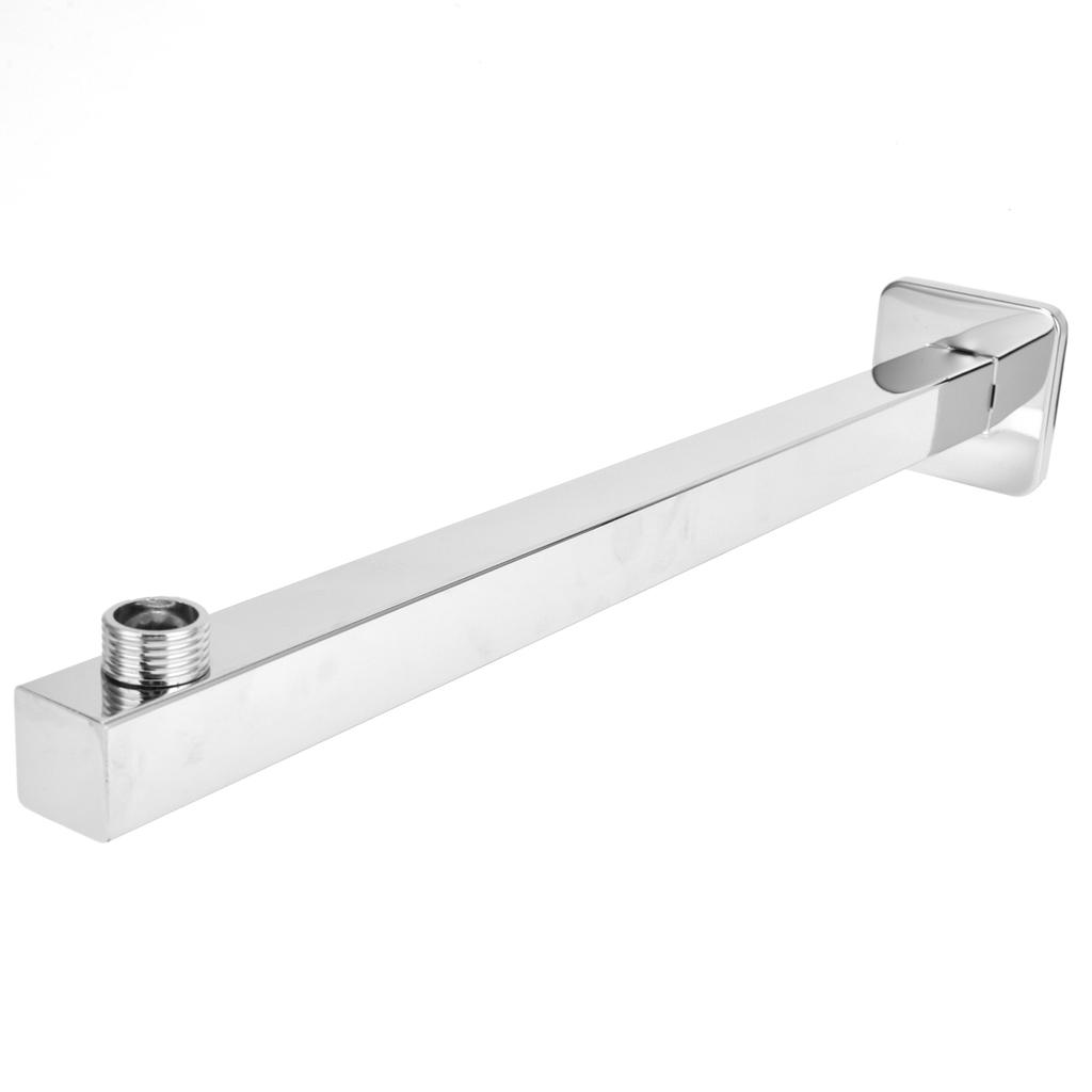 G1/2in Edelstahl Duschkopf Verlängerungsstange Wandmontiert Regenfall Duscharm für Badezimmer