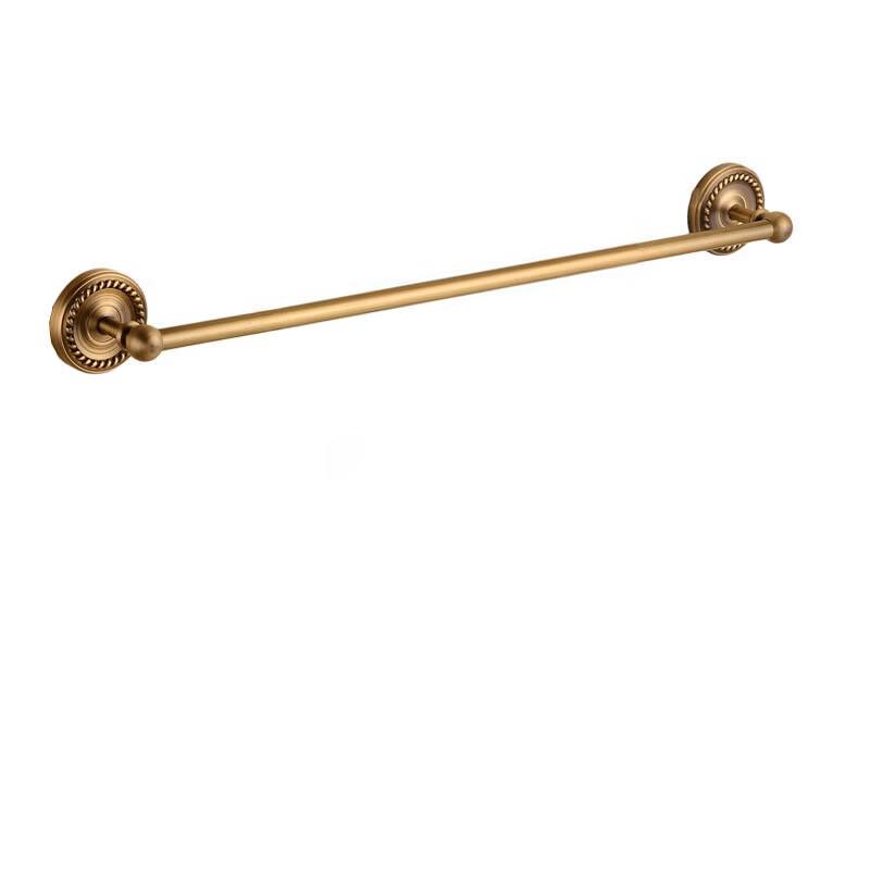 Antique European Style Twisted Single Bar Towel Rack