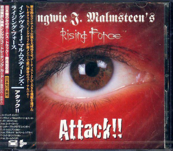 CD YNGWIE J. MALMSTEEN'S RISING FORCE - Attack!! PCCY01582 CANYON 2002 Japan ObiMetal Used