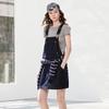 Chuyu Women's Original Denim Overall Mini Dress