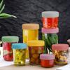 8 Bucăți Capace Borcane Mason 70/86mm Capace Mason din Plastic Reutilizabile Capace de Etanșare Etanșe la Scurgeri Capac de Rezervă Borcan Mason Capac Borcan Mason pentru Bucătărie
