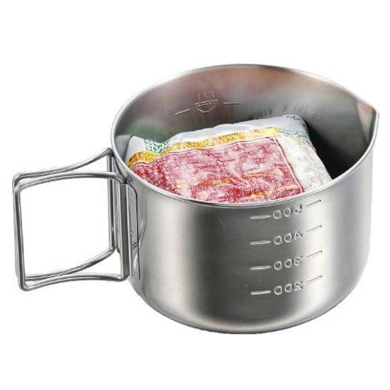 Captain Stag Cooker Stainless Ramen Made Japan M-5511 M-5512