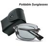 Lunettes de soleil polarisées pliables pour hommes Outdoor photochromiques conduite changement de couleur lunettes de soleil luxe vision jour nuit lunettes de vue UV