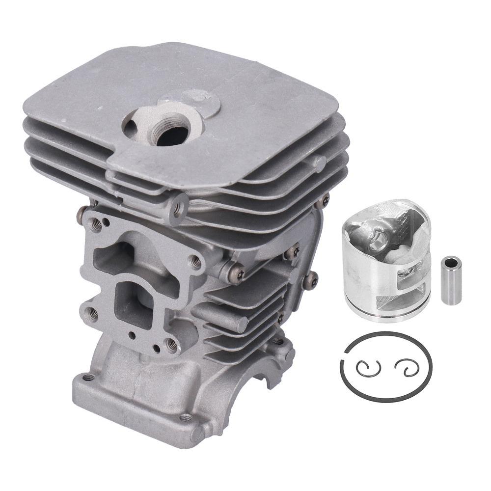 Durable Grey Cylinder Piston Kit Compact Metal Circlip Kit Easy to Install Chainsaw Cylinder Kit for HUSQVARNA 435 435E 440 440E