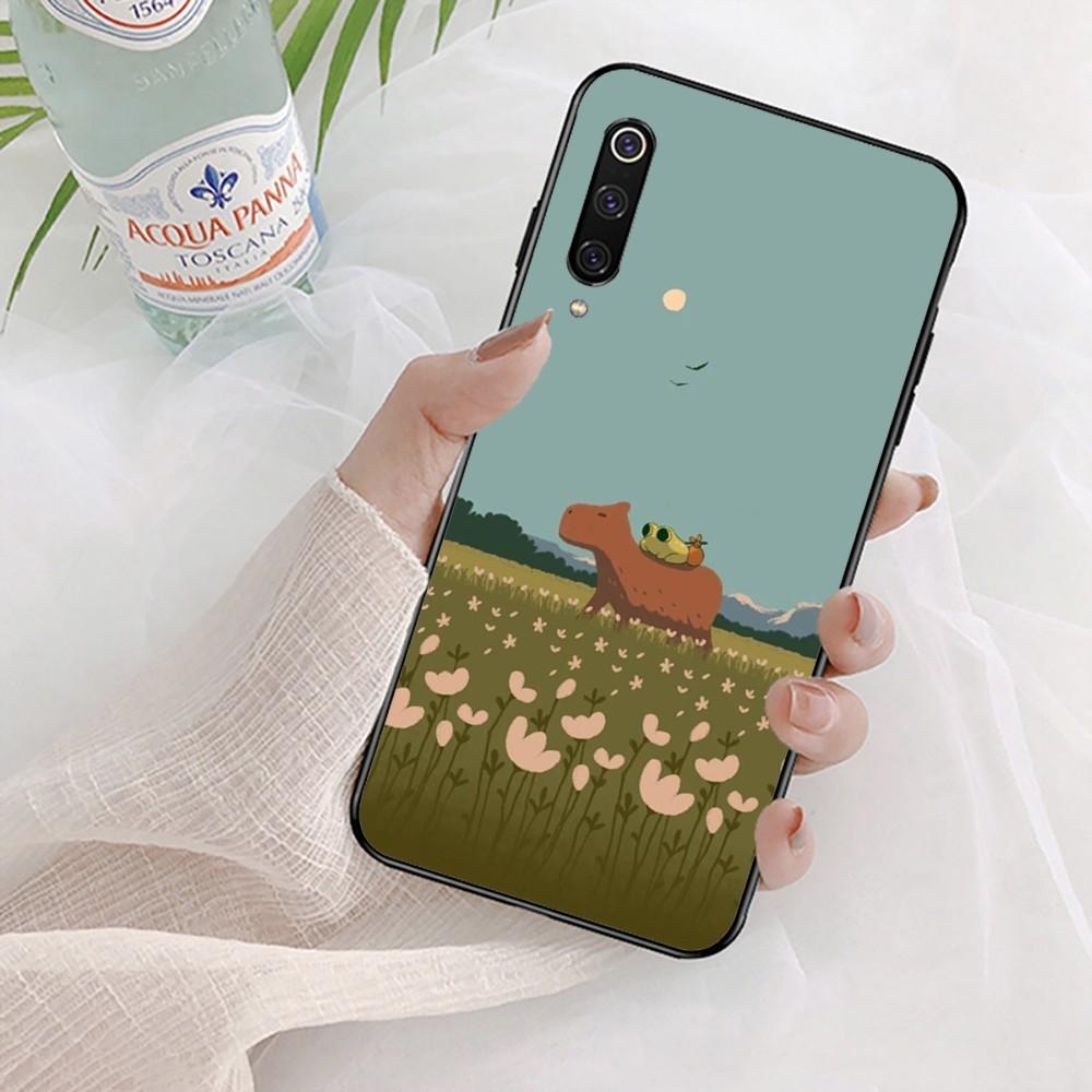 Capybara Cute animal cartoon Phone Case For Xiaomi Mi 5X 8 9 10 11 12 lite pro 10T PocoX3pro PocoM3 Note 10 pro lite