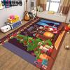 Christmas Santa Claus Snowman Carpet for Living Room Decor Sofa Table Large Area Bedroom Bedside Foot Pad Decoration