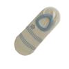 Small Floral Striped Women's Invisible Socks, Breathable Summer Lightweight Short Socks, Pure Cotton, Anti-slip, No Heel Coming Off.