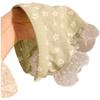 Delicate Lace Patterns Vintage Lace Hairband Plaid Triangle Scarf