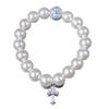 Krowia Cross Pearl Bracelet Necklace: Women's High-End Clavicle Chain with Cross-Border Charm.