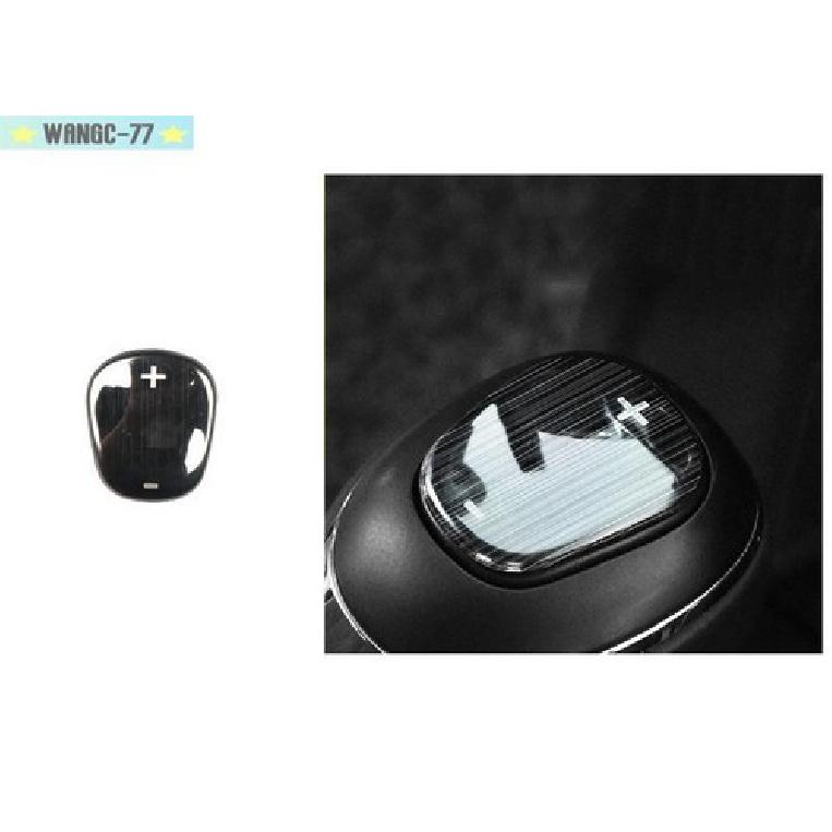 Black For Chevrolet Equinox 17- Titanium Console Gear Shift Knob Cover Trim