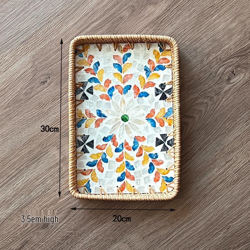 Eco-Friendly Living Room Storage Tray