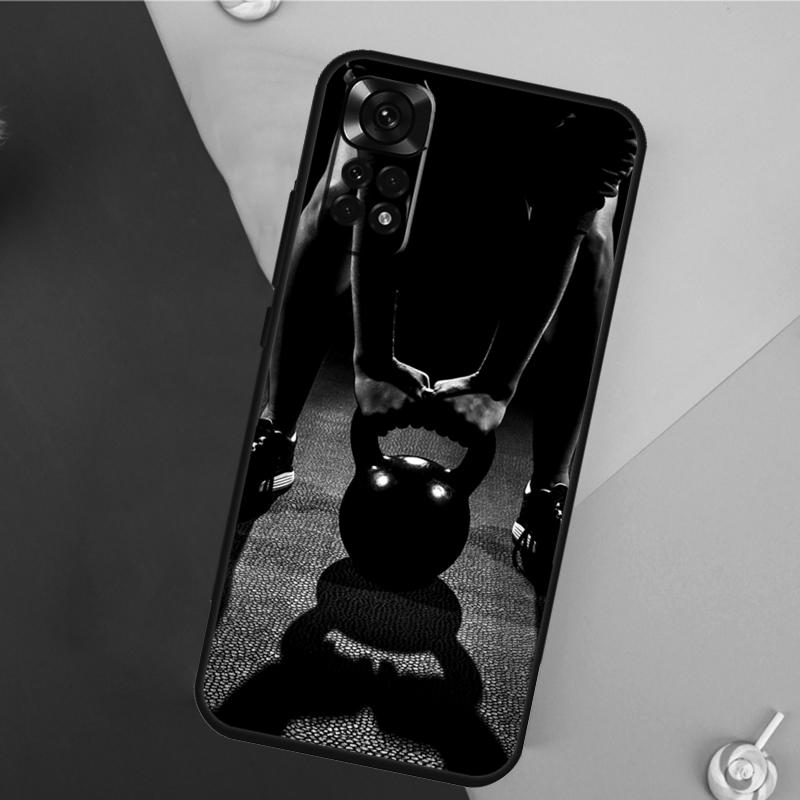 Cool Gym Fitness Cross Workout Cover For Xiaomi Redmi Note 14 13 Pro 12 11 9 10 9S 10S 11S 12S Redmi 14C 10C 12C 13C Case