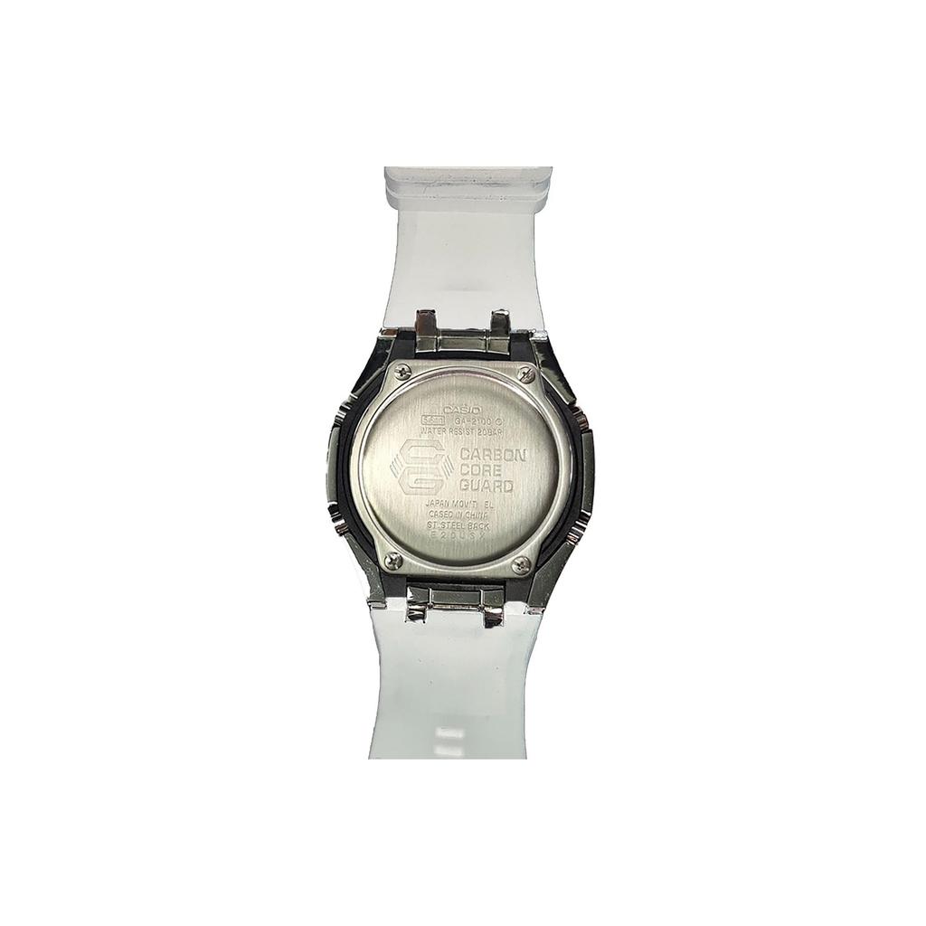 Casio Men Liquid Crystal,Analog Dual Display Series Blue Watch GA-2100-2A2(Watch3--)