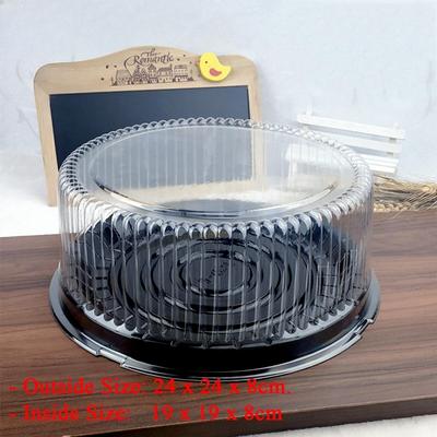 Scatola Trasparente per Torta da 10 Pollici Scatole di Plastica e Imballaggi Porta Cupcake Muffin a Cupola Cofanetti Matrimonio Ingrosso 10 Pezzi 8/6