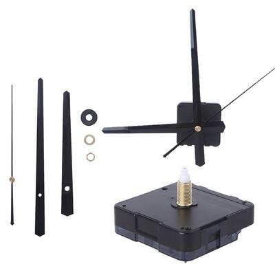 Meccanismo Movimento Orologio da Parete al Quarzo Fai da Te con Lancette Albero Lungo Kit Silenzioso a Batteria Set di Ricambi per Riparazione